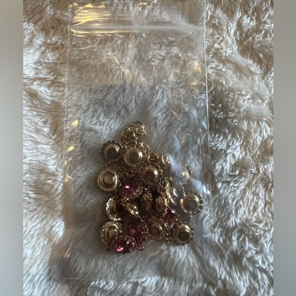 NEW NATASHA Red Crystals Necklace Lobster Clasp - Picture 7 of 7